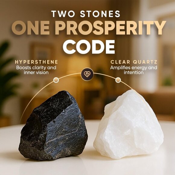 Wealth & Manifestation Bracelet Hypersthene Quartz for Abundance Prosperity - Picture 5 of 7